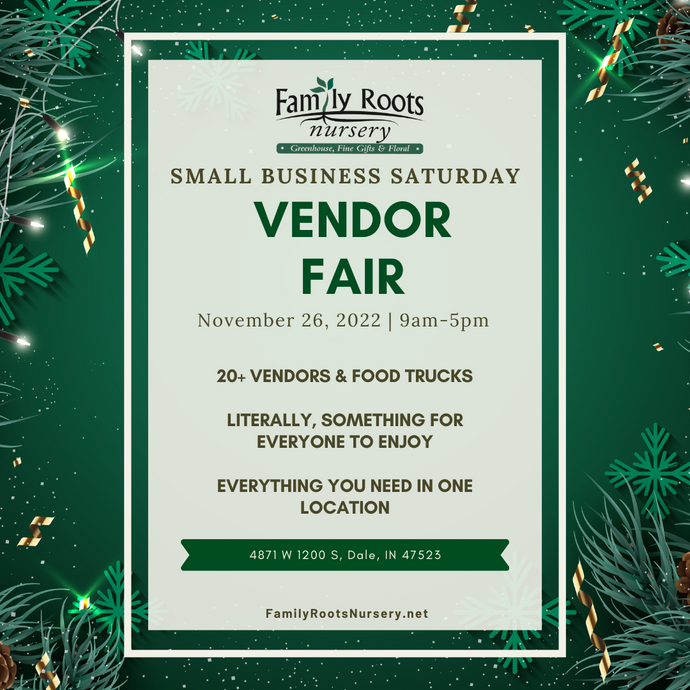 2022 Small Business Saturday Vendor Fair