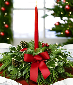 Fresh cut holiday centerpiece with candle workshop - December 15