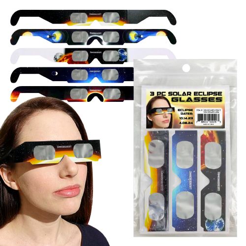 Solar Eclipse Glasses 3 Pack