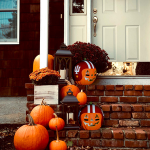 Indiana Hoosiers Ceramic Pumpkin Helmet