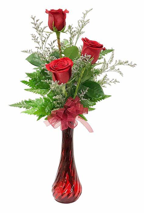 I Love You! Triple Rose Vase