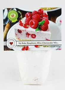 No Bake Raspberry Bliss Cheesecake Mix