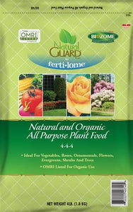 NATURAL AND ORGANIC ALL PURPOSE PLANT FOOD 4-4-4 (4 LBS)