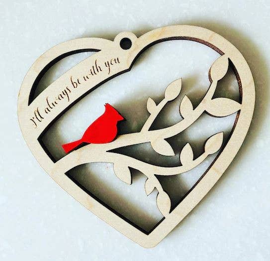 Red Bird Cardinal Ornament