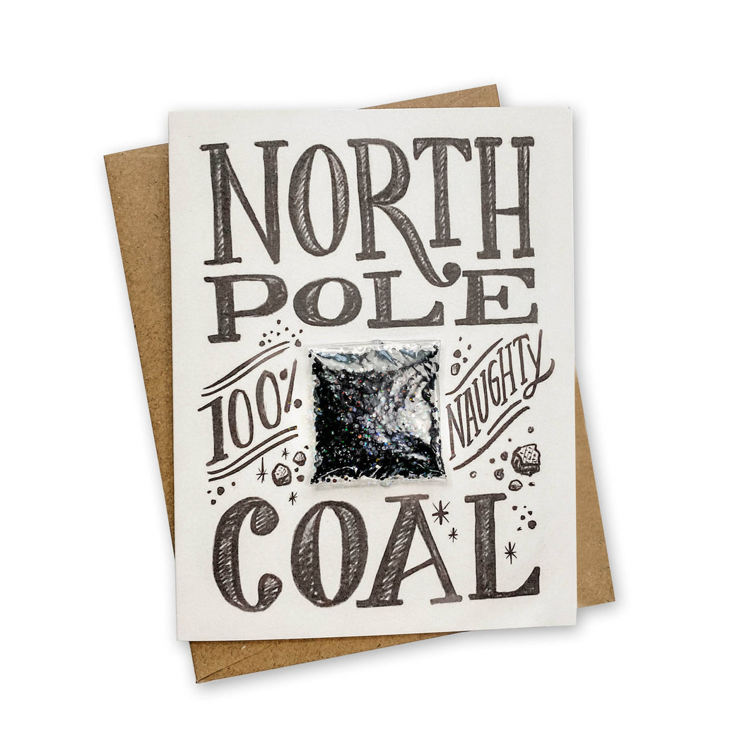 North Pole Coal Card