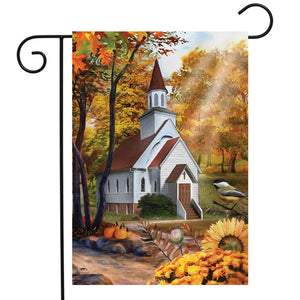 Autumn Church Flag