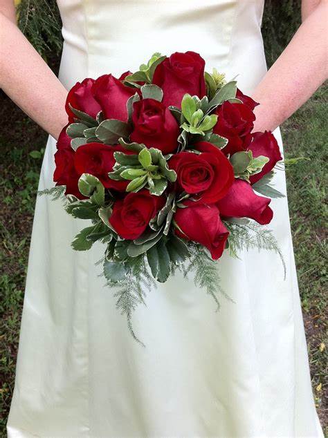 Red Rose Bridal Bouquet Family Roots Nursery Red Rose Bridal Bouquet Family Roots Nursery