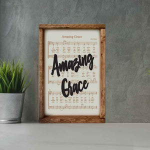 Engraved Hymn Amazing Grace