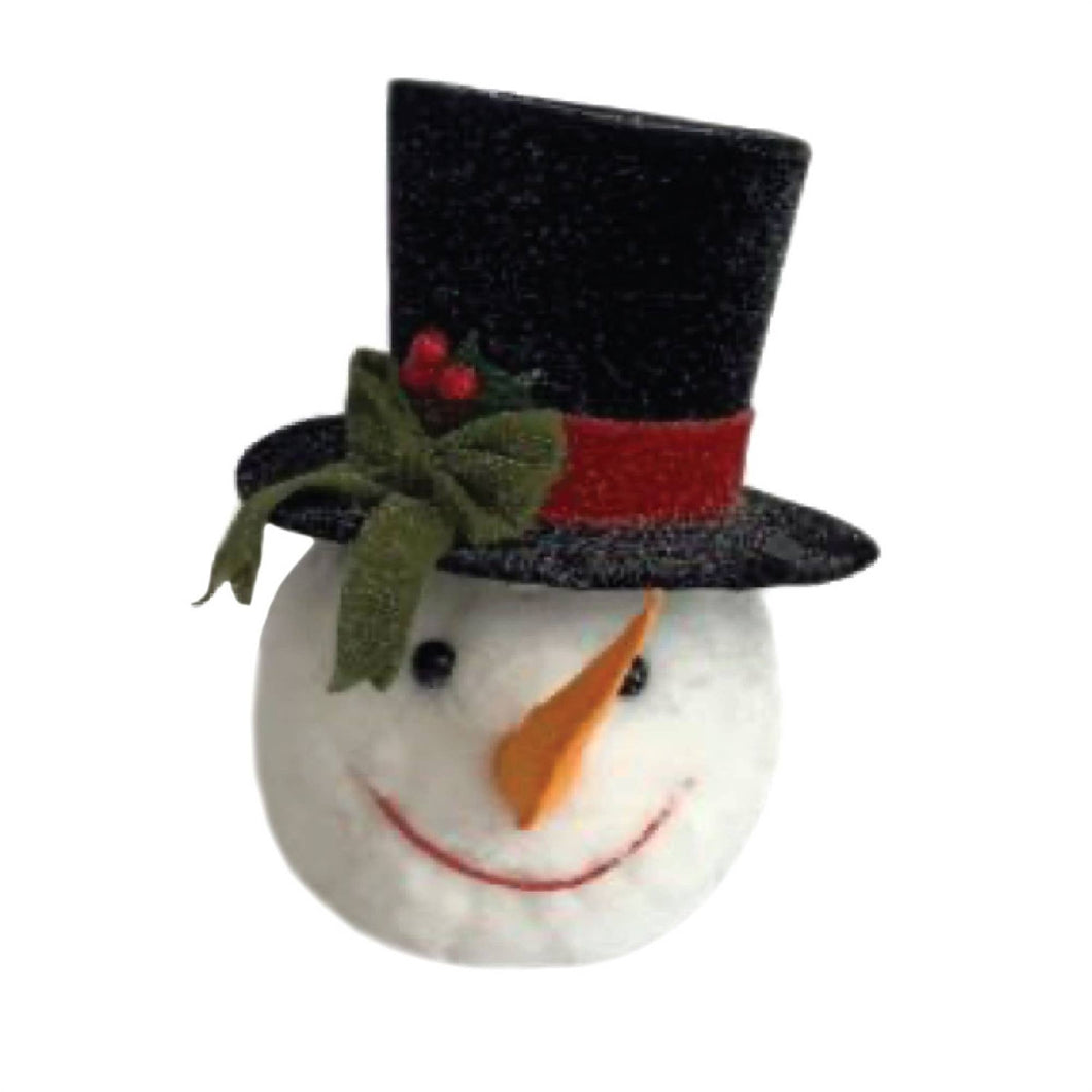 8.5” Small Snowman Head Tree Topper