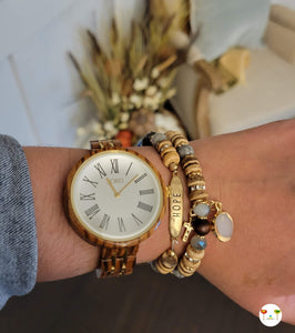 Message Bead/Stone Bracelets